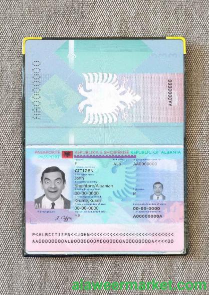 Albania passport photo look